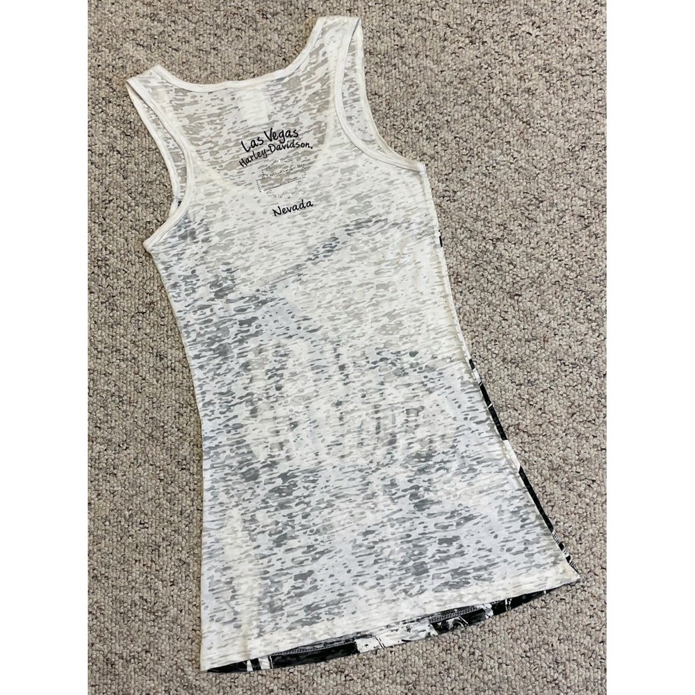 ๐ โซ (3) Harley Davidson HD Women's Tank Top Medium Lot Biker AOP Back Graphic - Picture 13 of 16